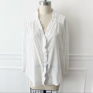 Sea New York Cotton Pleated Top